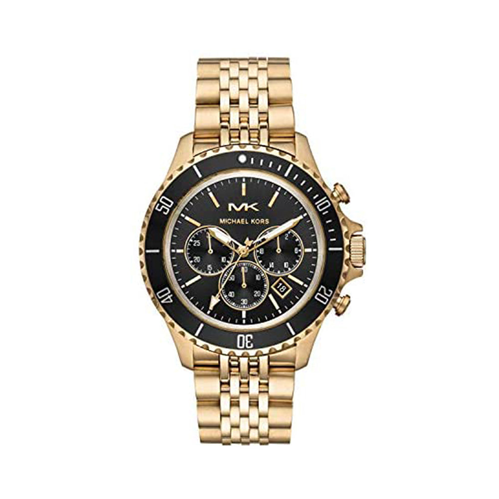 Michael Kors Analog Men's Watch Gold Plated Metal Brt - MK8726