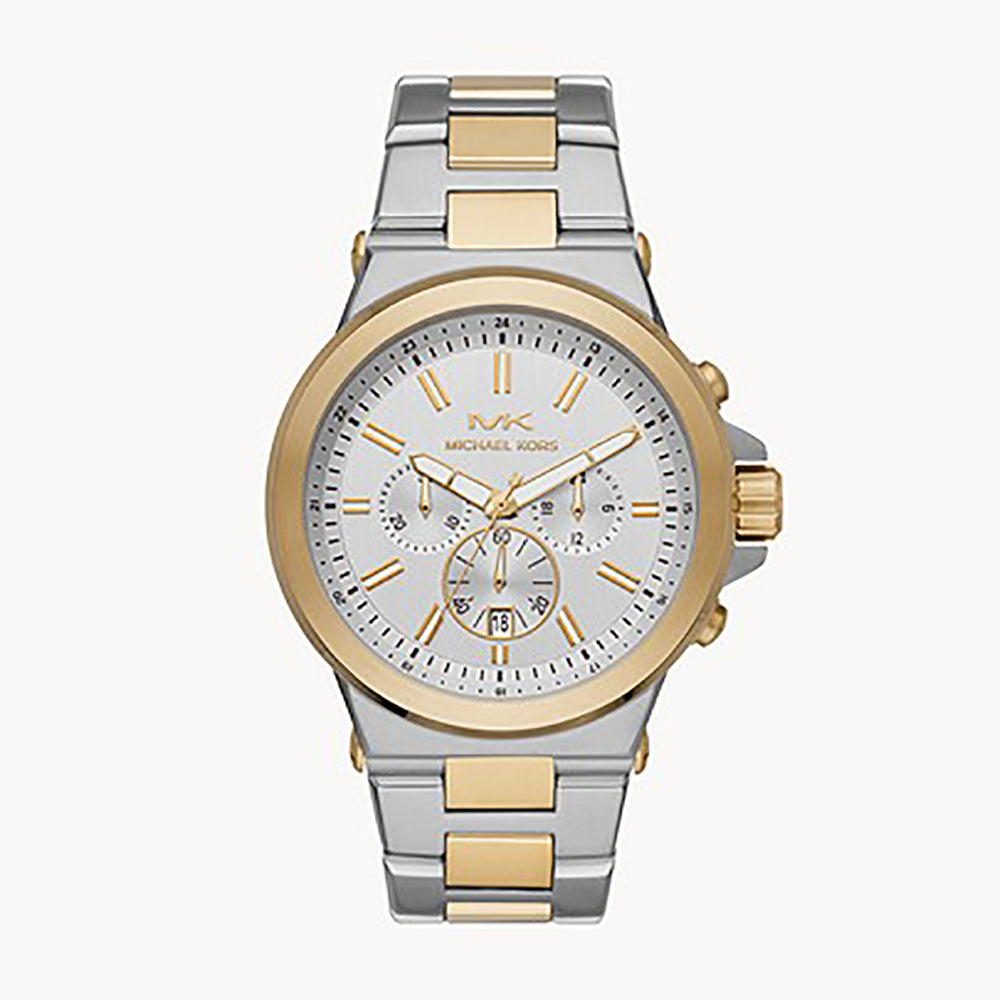 Michael Kors Analog Men's Watch Gold Plated Metal Bracelet - MK8831
