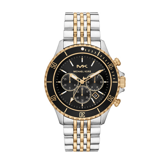Michael Kors Analog Men's Watch Gold Plated Metal Bracelet