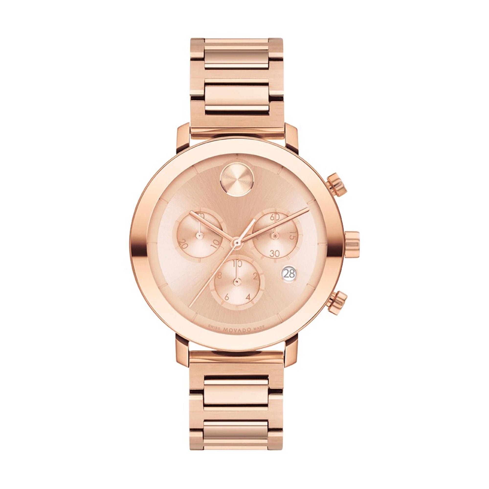 Movado rose gold online ladies watch