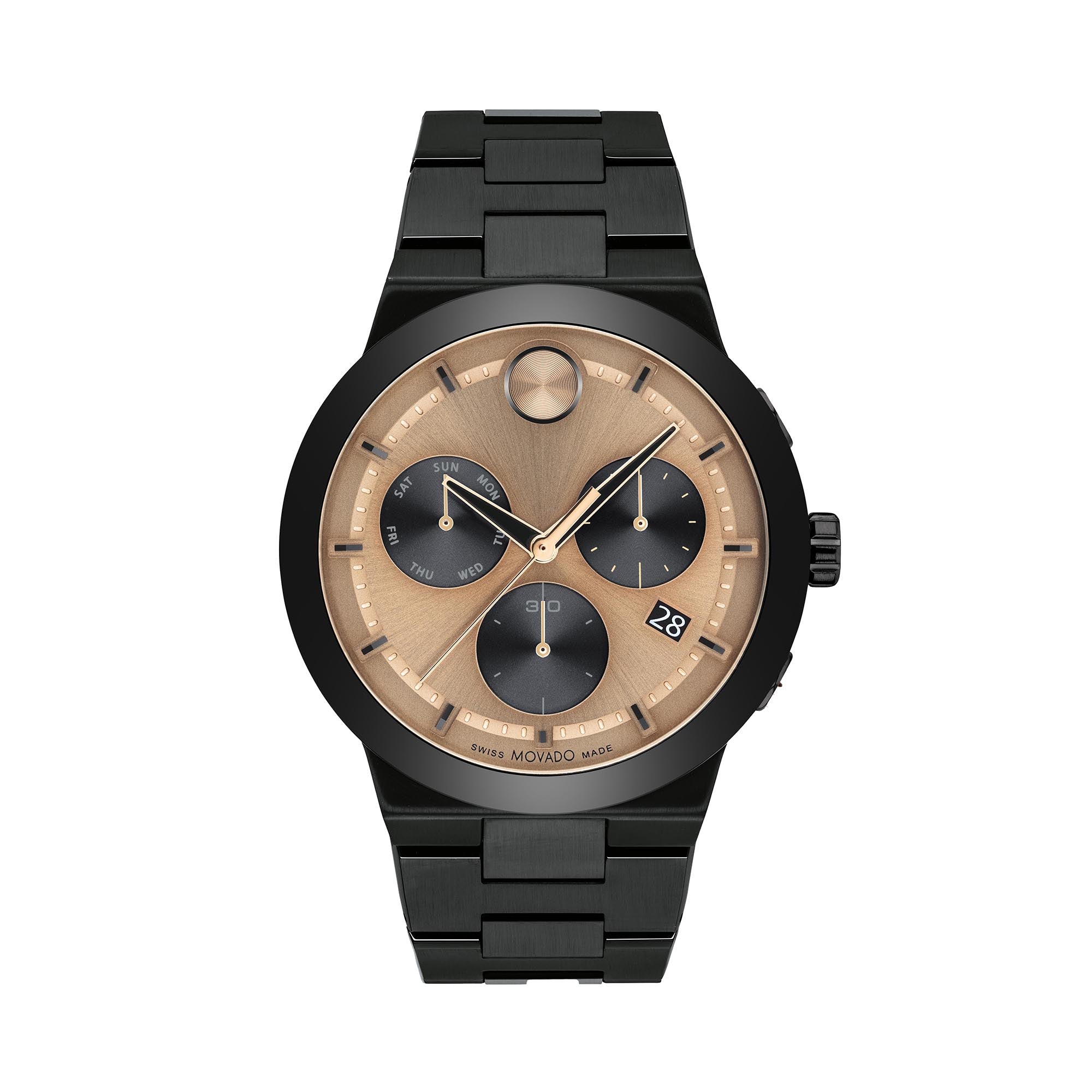 Movado Bold Men's Watch Black Tone Case Quartz – The Watch House