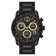 Movado Bold Men's Watch Black Tone Case Quartz