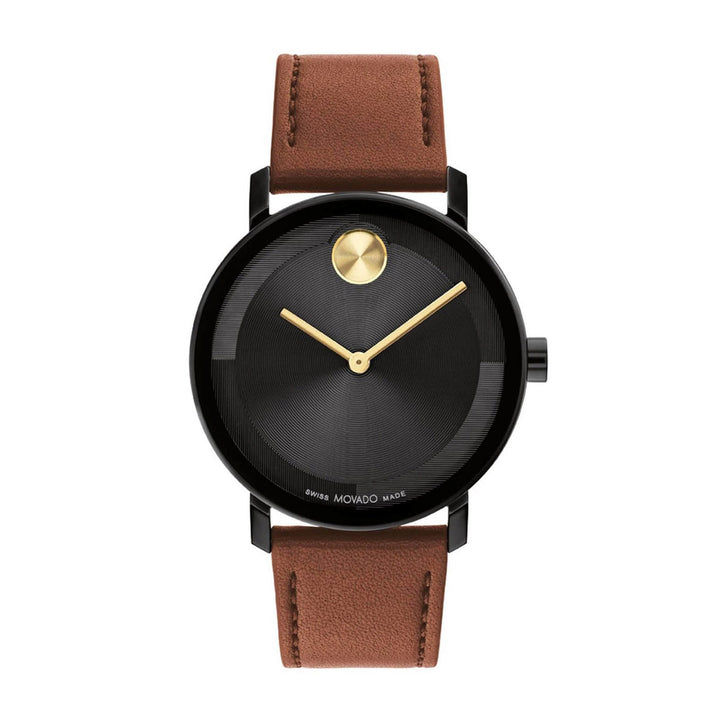 Movado Men's Watch Black Tone Case Quartz