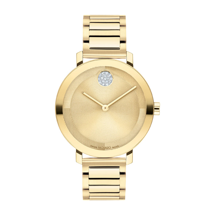 Movado Women's Watch Gold Tone Case Quartz