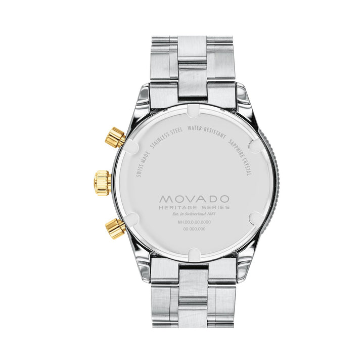 Movado Bold Men's Watch Silver Tone Case Quartz