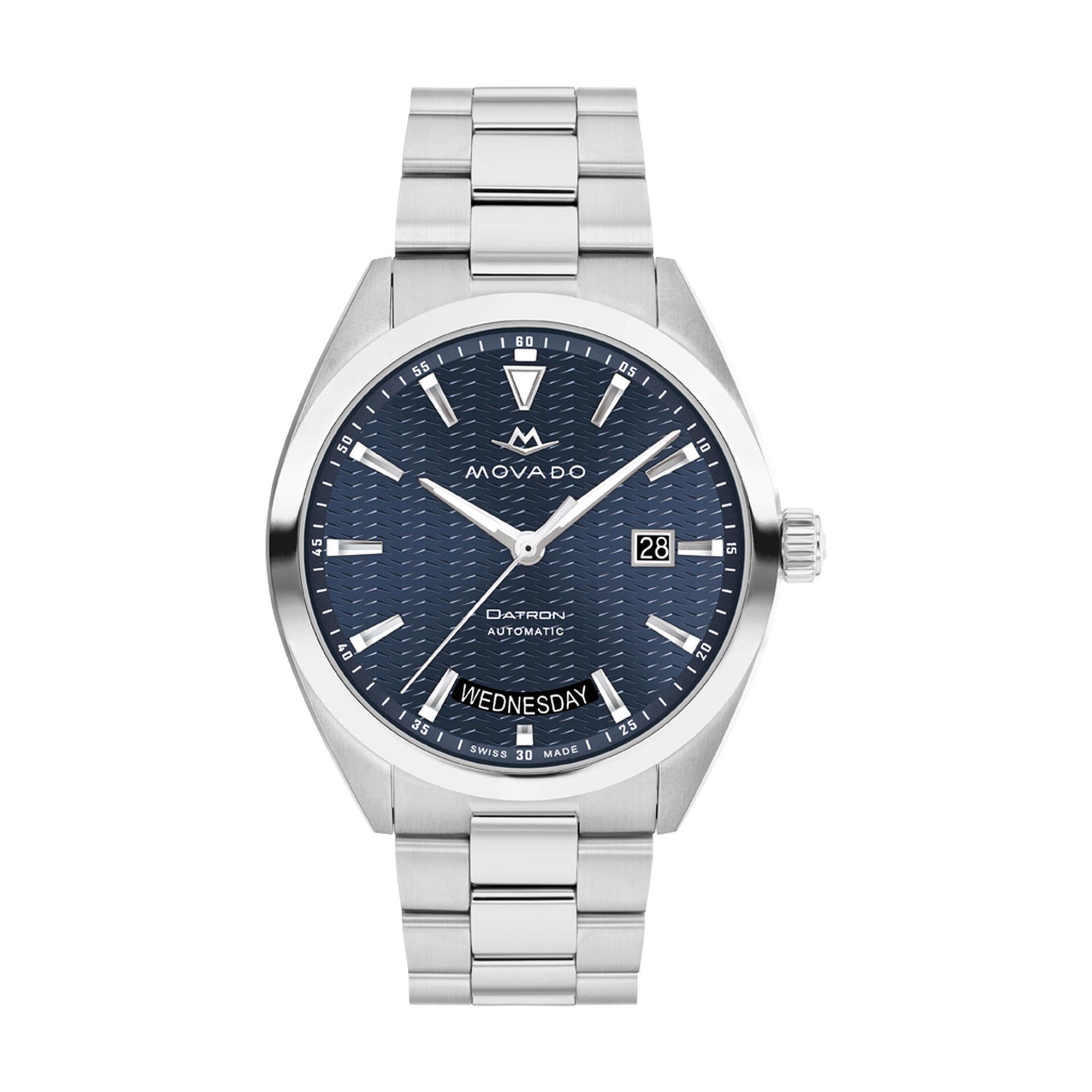 Movado blue outlet stainless steel