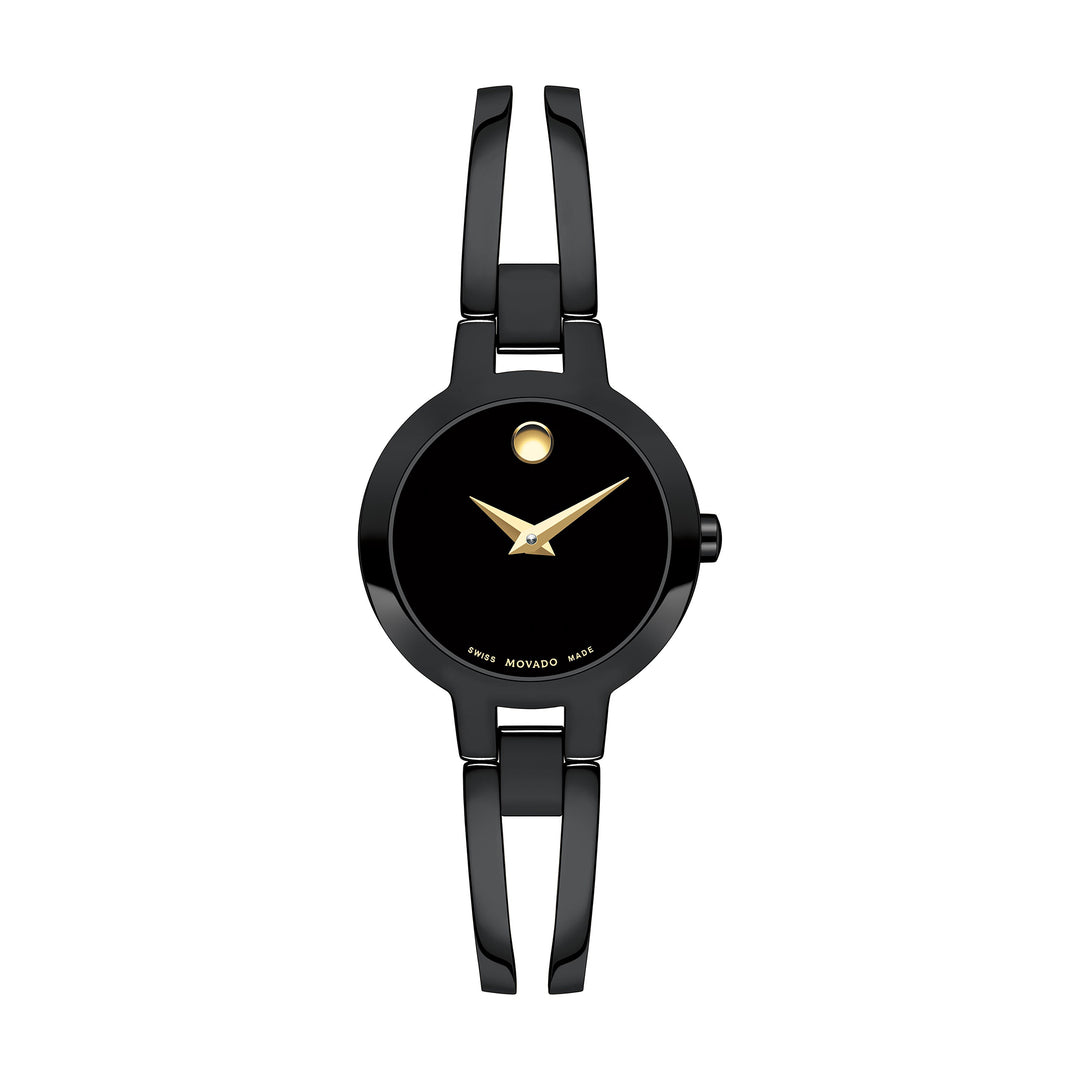 Movado Women's Watch Black Tone Case Quartz