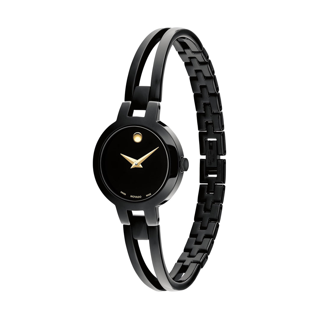 Movado Women's Watch Black Tone Case Quartz