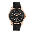 Philip Watch Amalfi 43MM Auto Black Dial BLK Silic ST