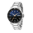 Maserati Sfida 44MM 3H BLUE+BLK Dial BR SS