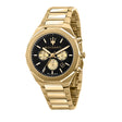 Maserati Stile 45MM CHR Black Dial BR YG