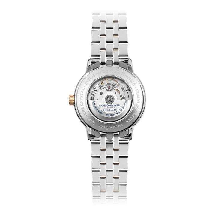Raymond Weil Men's Maestro Automatic Two Tone Bracelet Silver Dial Watch