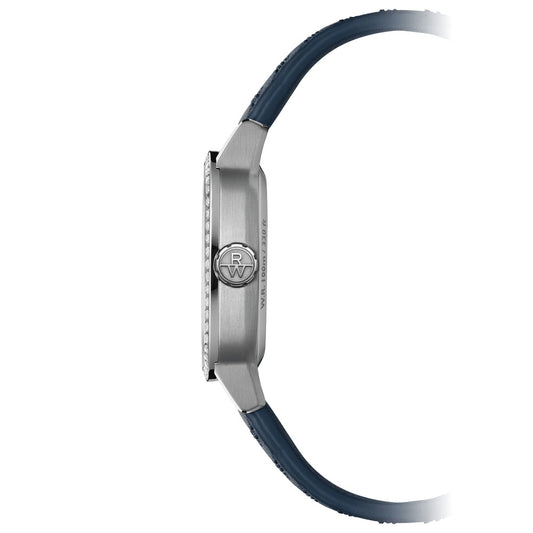 Raymond Weil Freelancer Women's Automatic Blue Dial Leather Watch 34.5mm