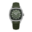 Raymond Weil Freelancer Ladies Automatic Green Dial Leather Watch 34.5 X 34.5mm