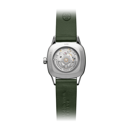 Raymond Weil Freelancer Ladies Automatic Green Dial Leather Watch 34.5 X 34.5mm