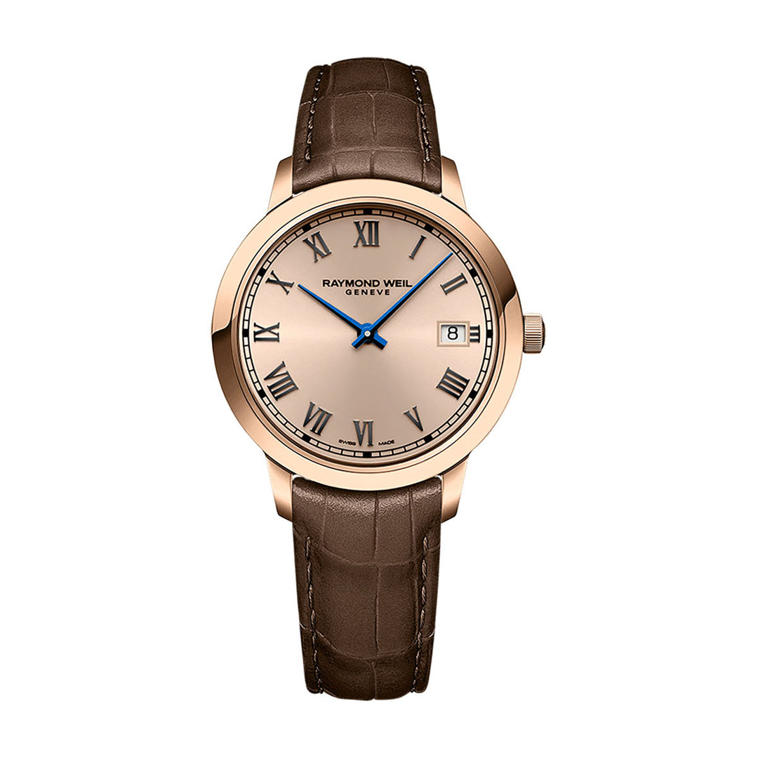 Raymond Weil Toccata Women's Brown Leather Quartz Watch 34mm