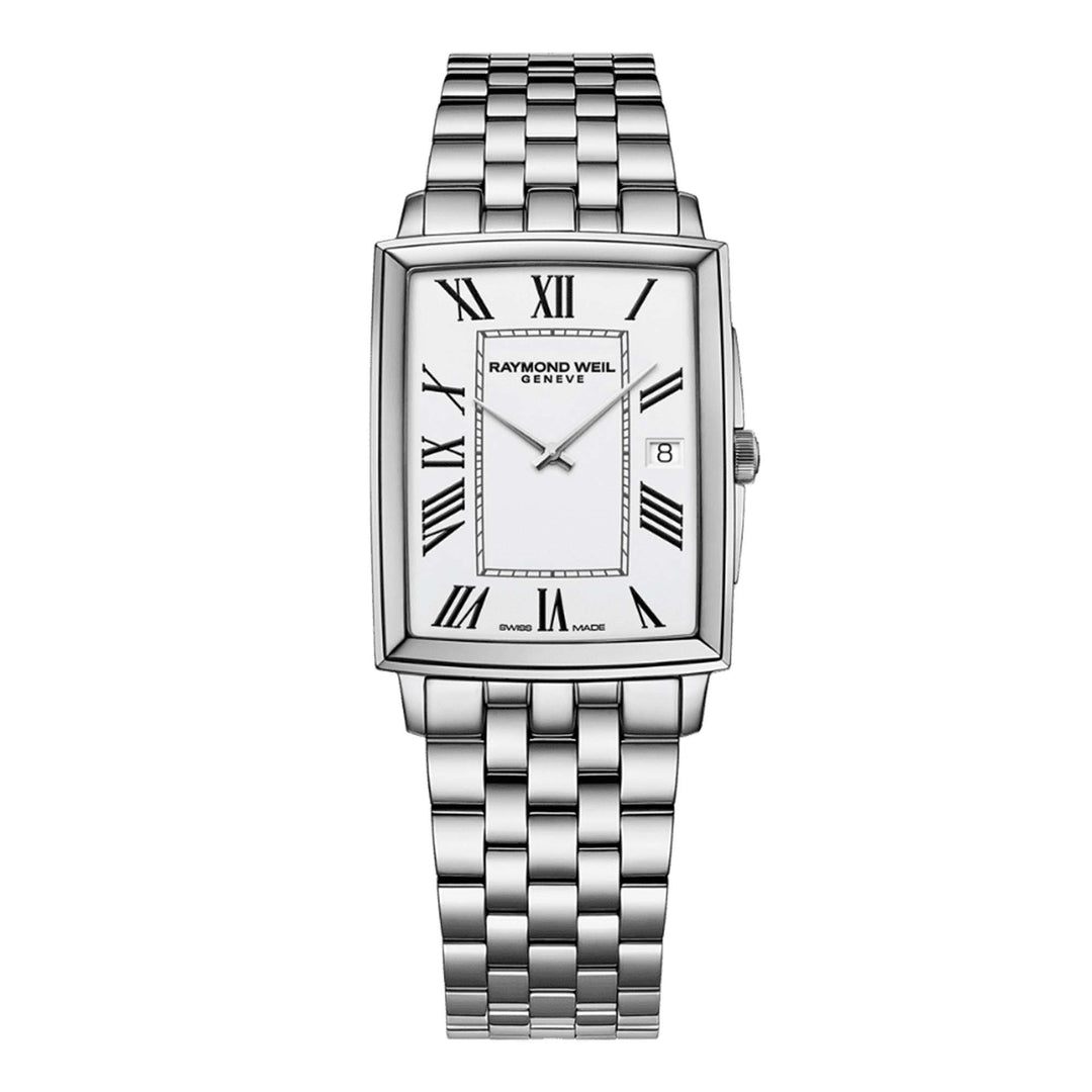 Raymond Weil Men's Toccata Quartz Steel Bracelet White Dial Watch