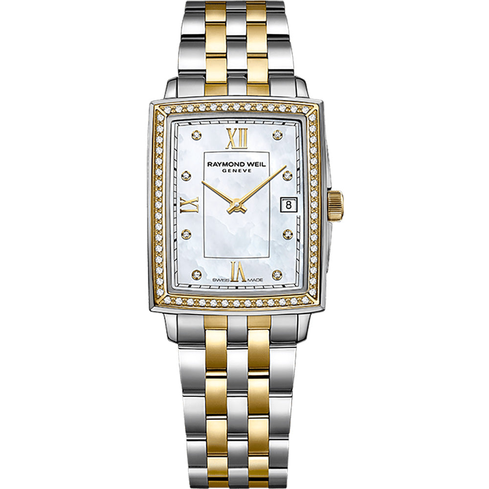 Raymond Weil Women's 68 Diamonds Toccata Quartz Mother of Pearl Dial Watch