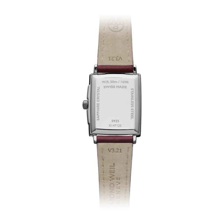 Raymond Weil Women's Diamond Toccata Quartz Ruby Dial Watch