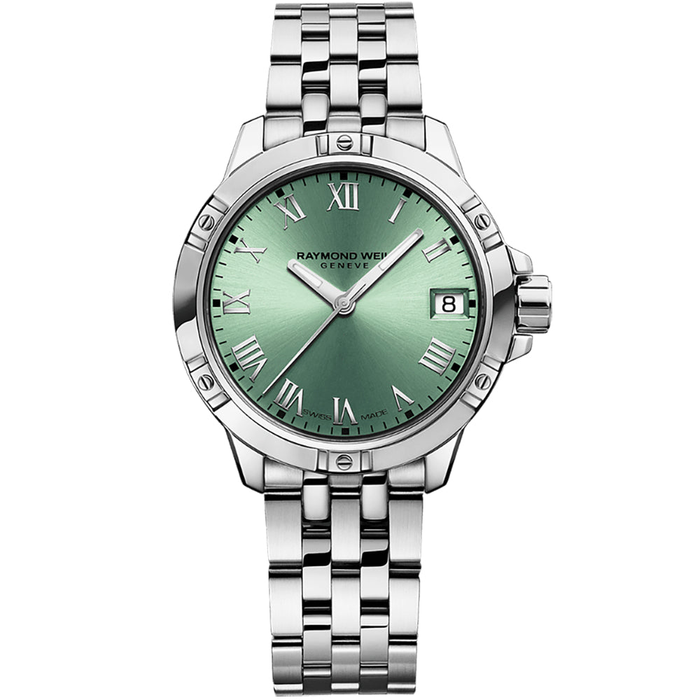 Raymond Weil Women's Tango Classic Steel Bracelet Green Dial Watch