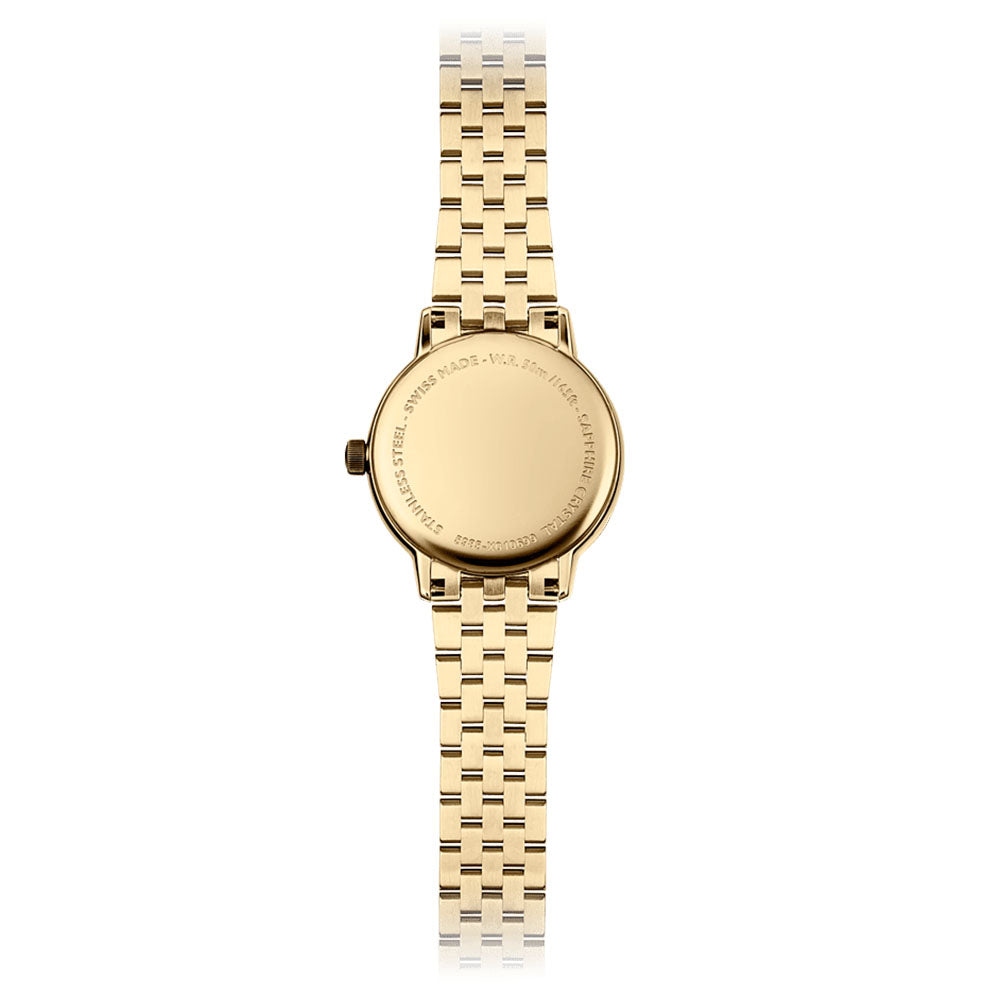 Raymond Weil Toccata Women's Gold PVD White Dial Quartz Watch 29mm - 5985P00359