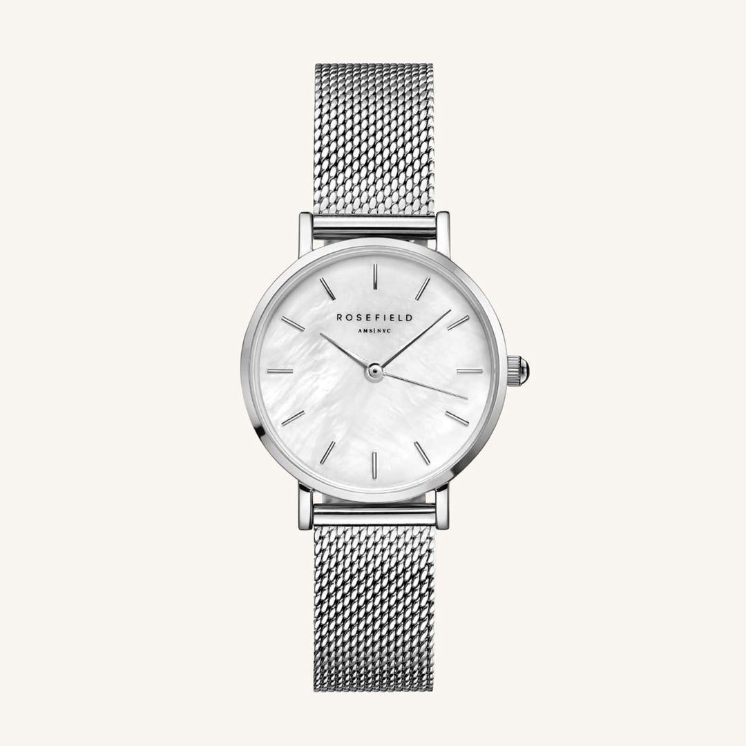 Rosefield The Small Edit White SilverLadies Watch