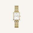Rosefield Octagon XS White Sunray Steel GoldLadies Watch