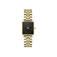 Rosefield The Boxy XS Black Steel GoldLadies Watch