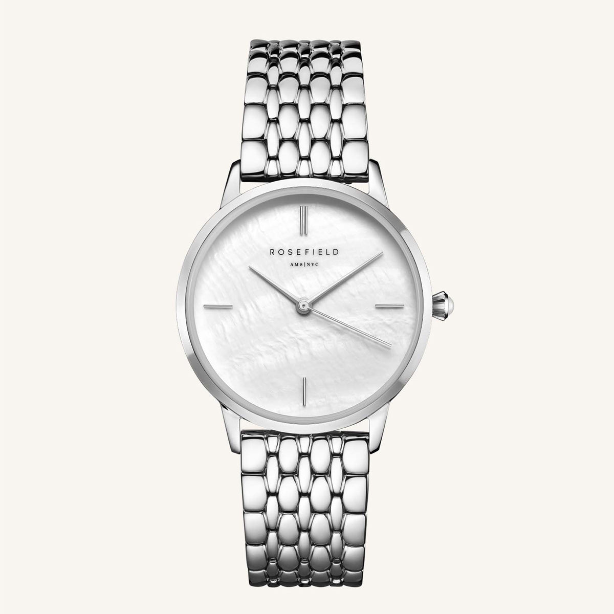 Rosefield Pearl Edit SilverLadies Watch