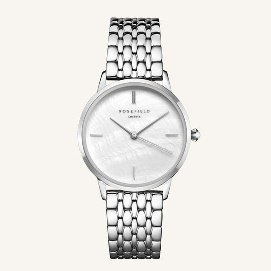 Rosefield Pearl Edit SilverLadies Watch