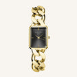 Rosefield The Octagon XS Chain Watch Studio Edition Black GoldLadies Watch
