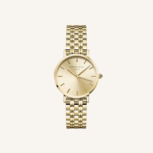 Rosefield Small Edit Champagne Steel GoldLadies Watch