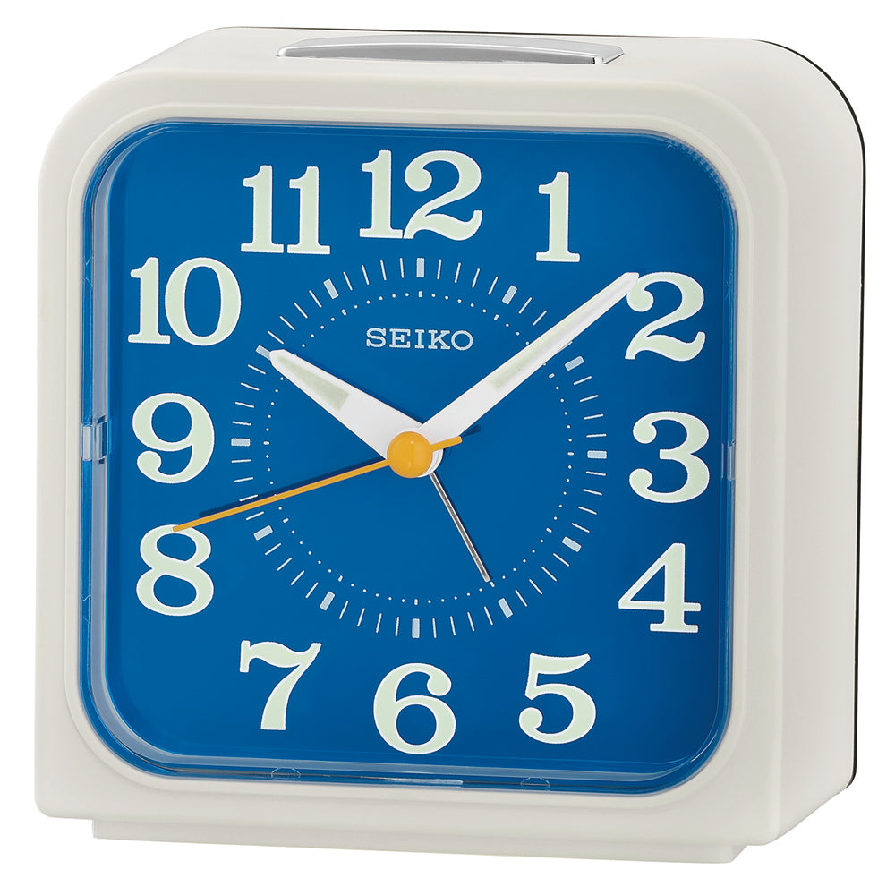 QHK048W - Seiko Plastic Desk Clock