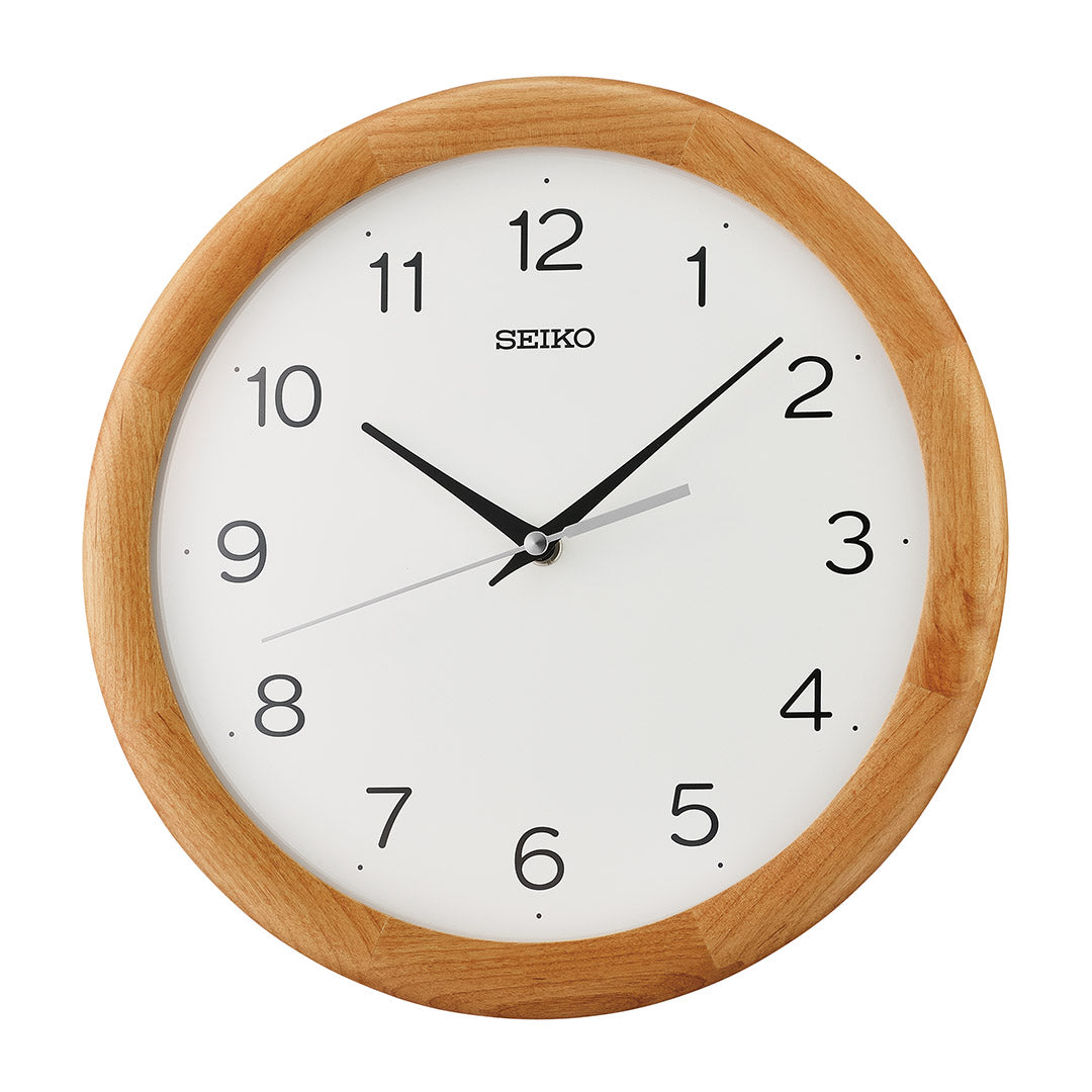 Seiko Wooden Wall Clock – The Watch House