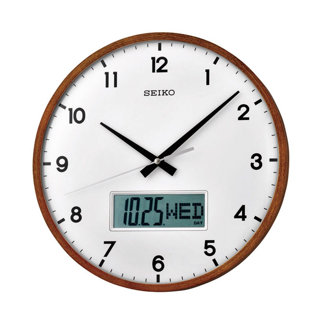 Seiko Wooden Wall Clock – The Watch House