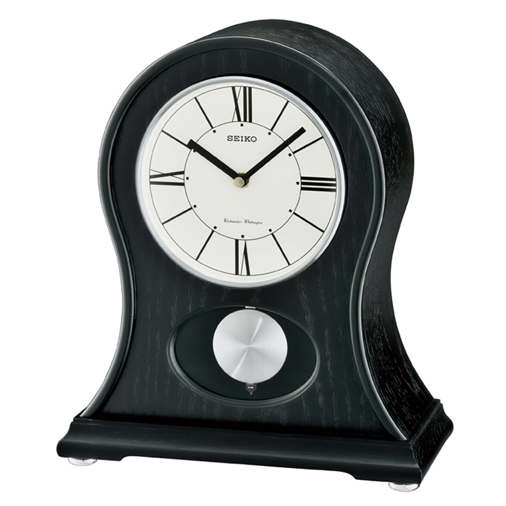 QXQ027K - Seiko Wooden Mantle Clock