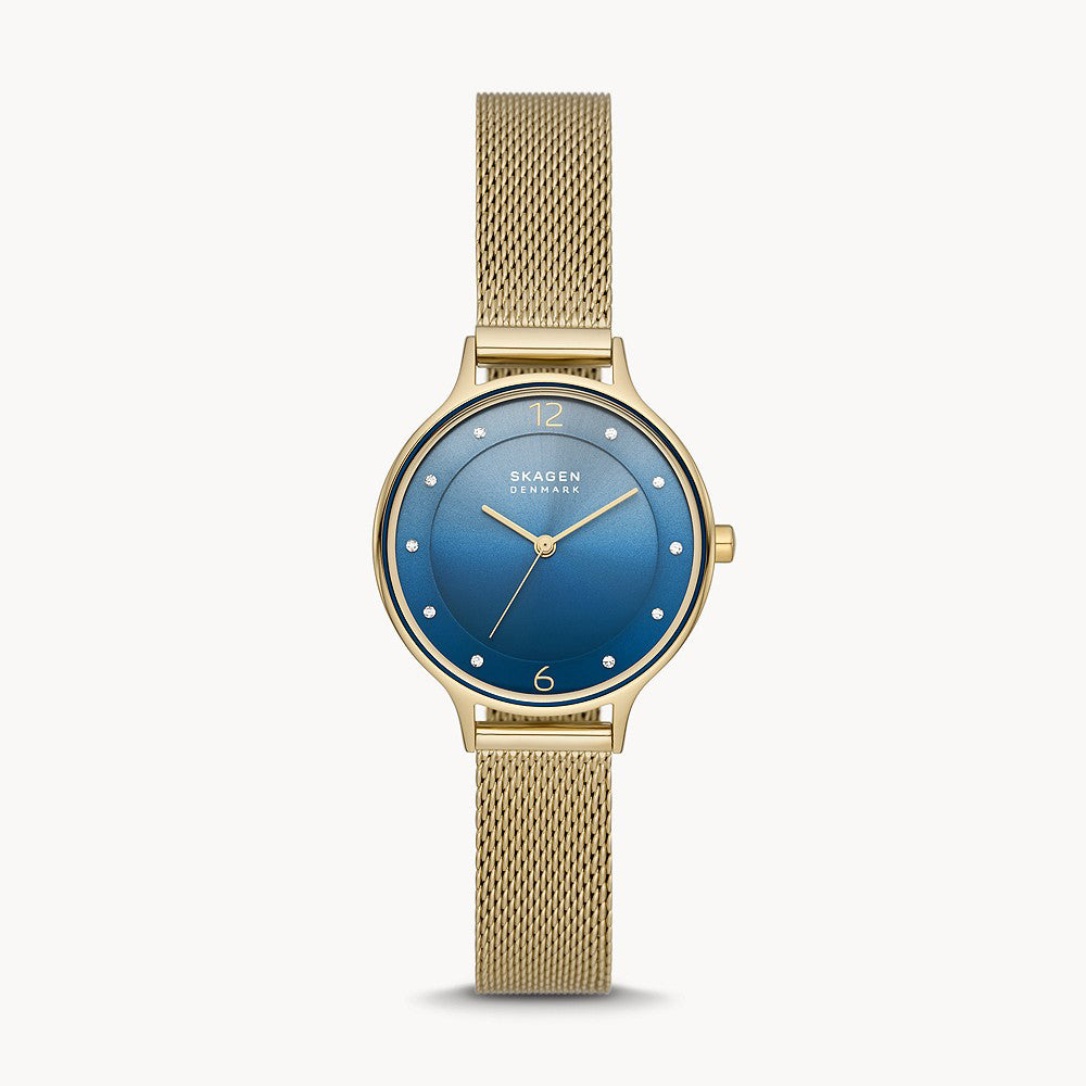 SKAGEN  ANITA LILLE GOLD STAINLESS STEEL WOMENS WATCH