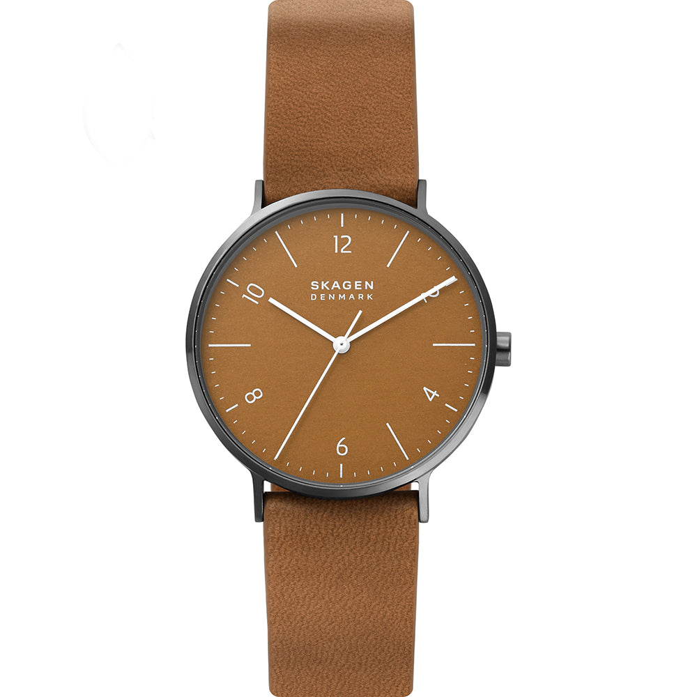 ANALOG WATCH 0 JWL SS LEATHER STRAP