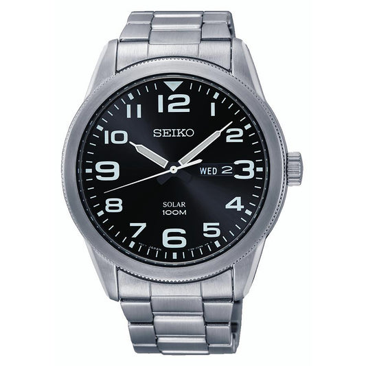 ساعة سيكو للرجال من سلسلة "كونسبتشوال" الرسمية تعمل بالطاقة الشمسية وكوارتز