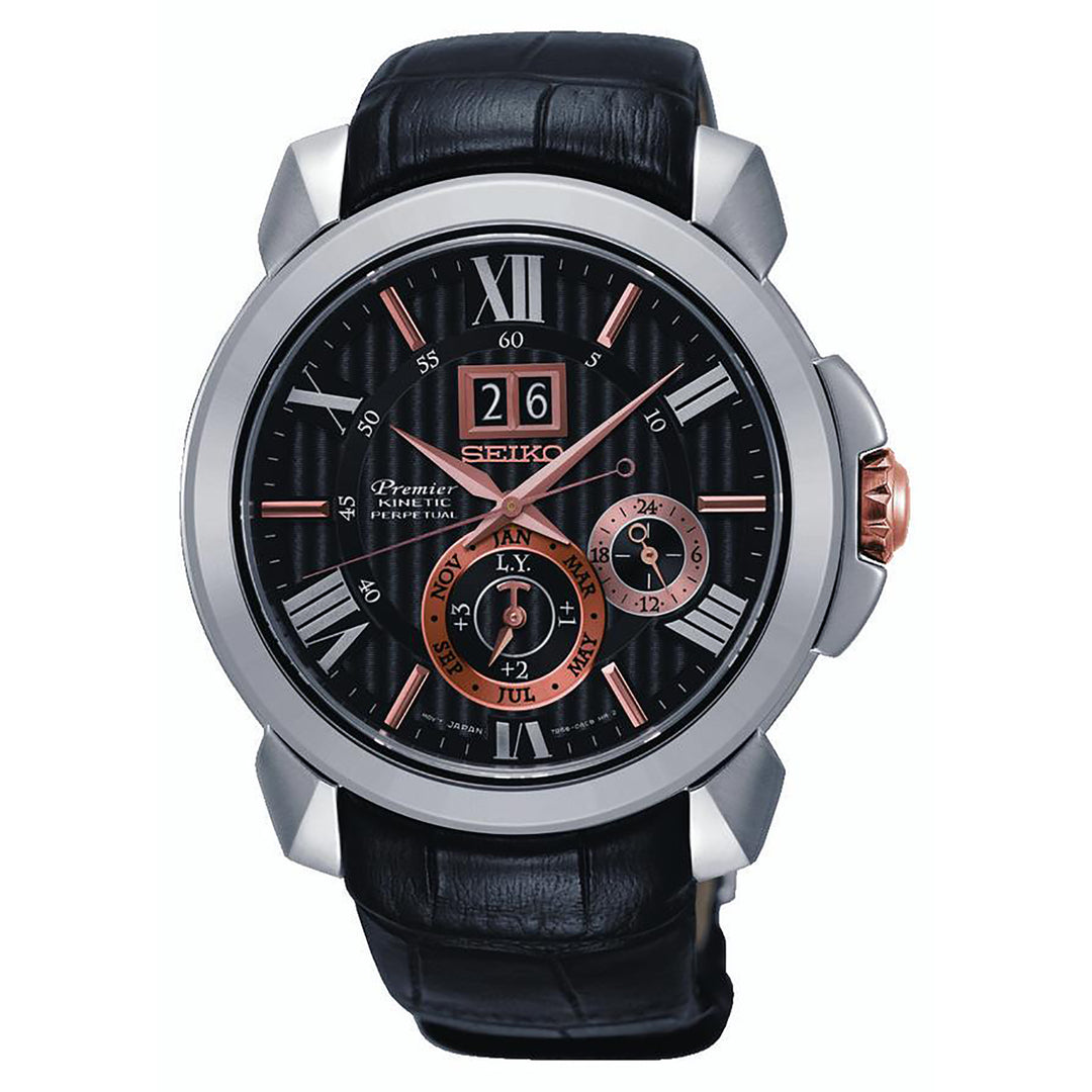 SEIKO Men's Premier Formal Kinetic Watch