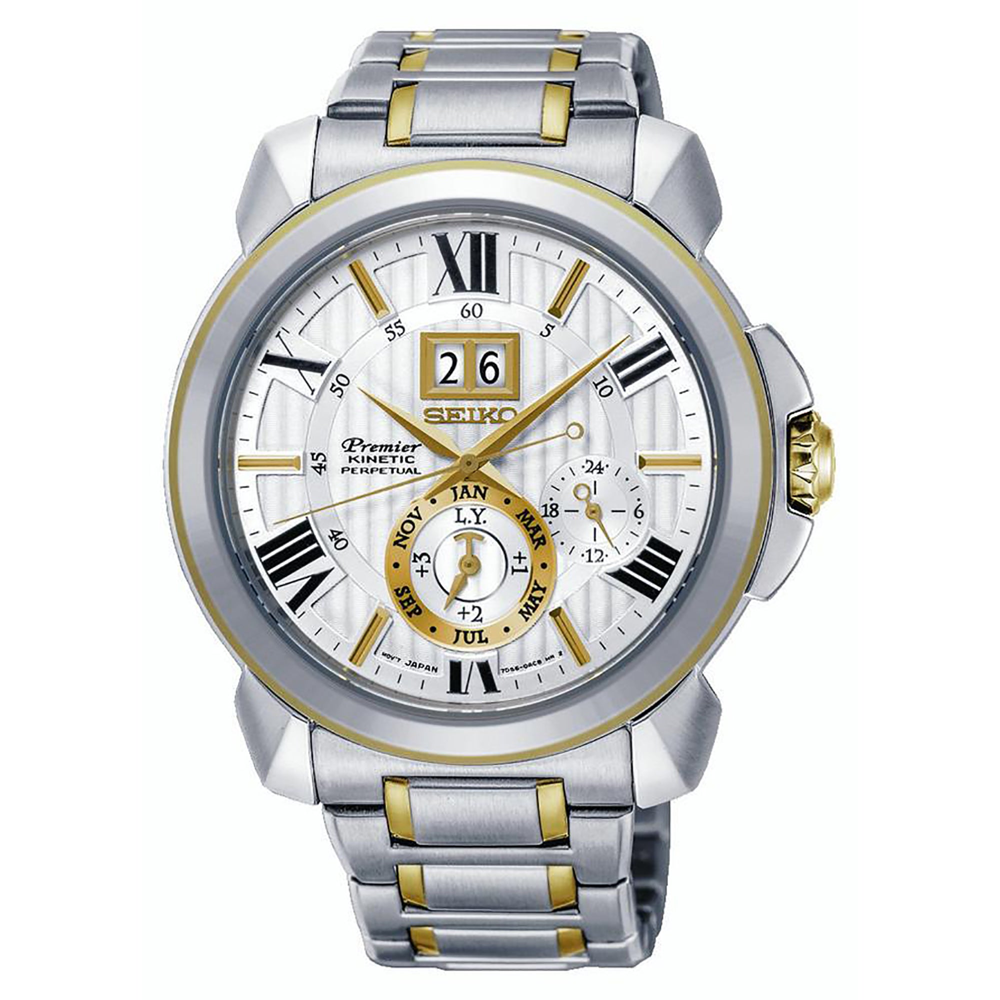 SEIKO Men s Premier Kinetic Perpetual Calendar The Watch House