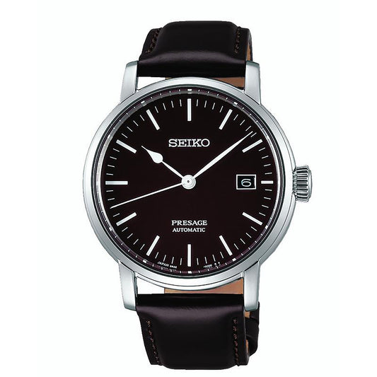 Seiko Men's Presage Automatic Watch with Enamel Dial
