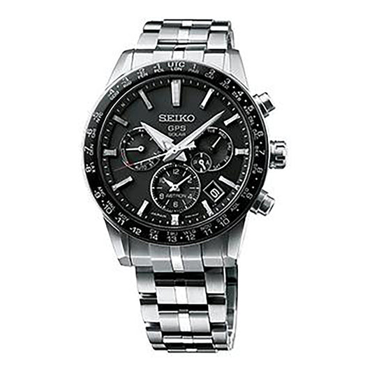 Seiko Men's Astron GPS Solar Dual Time