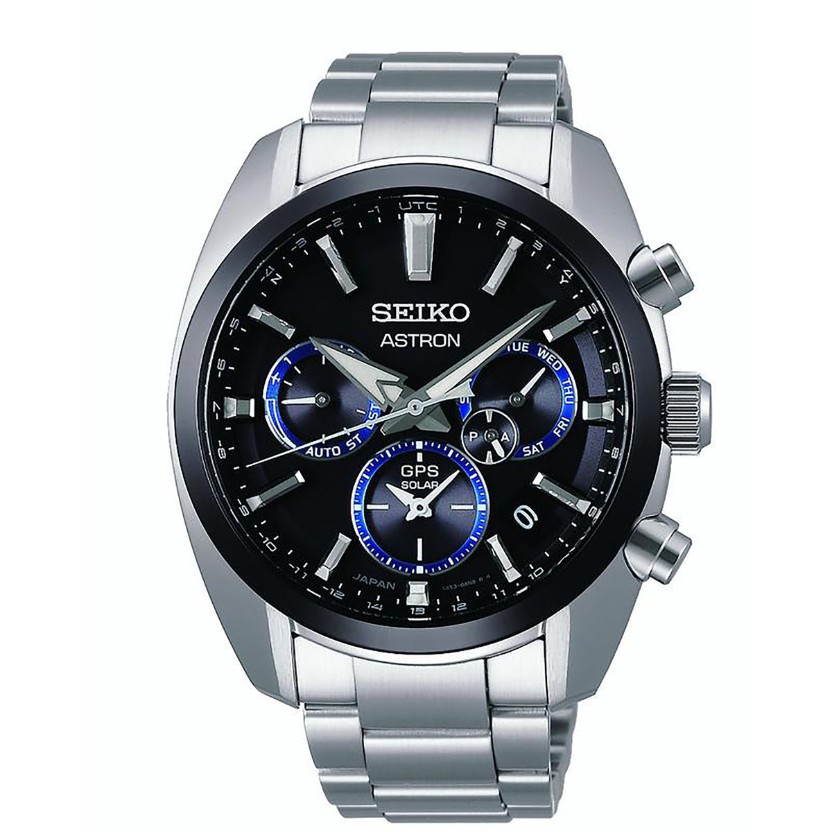 Seiko Men's Astron GPS Solar Dual Time