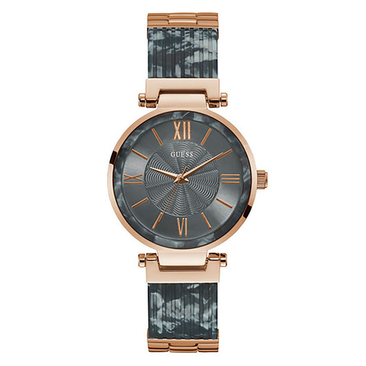 Guess Women's Watch Rose Gold Tone Case Quartz