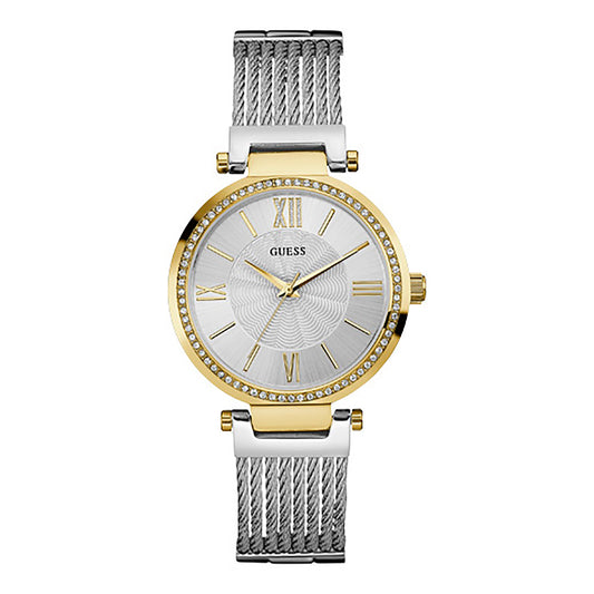 Guess Women's Watch Gold Tone Case Quartz