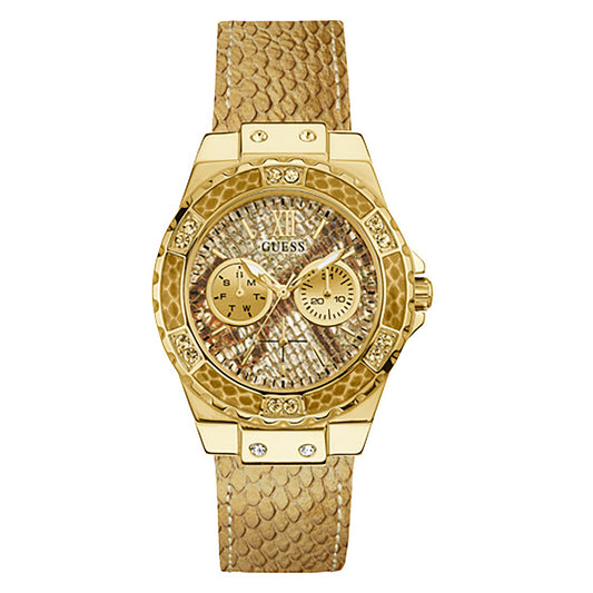 Guess Women's Watch Gold Tone Case Quartz