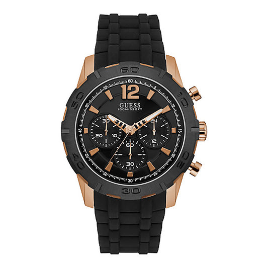 Guess Men's Watch Rose Gold Tone Case Quartz