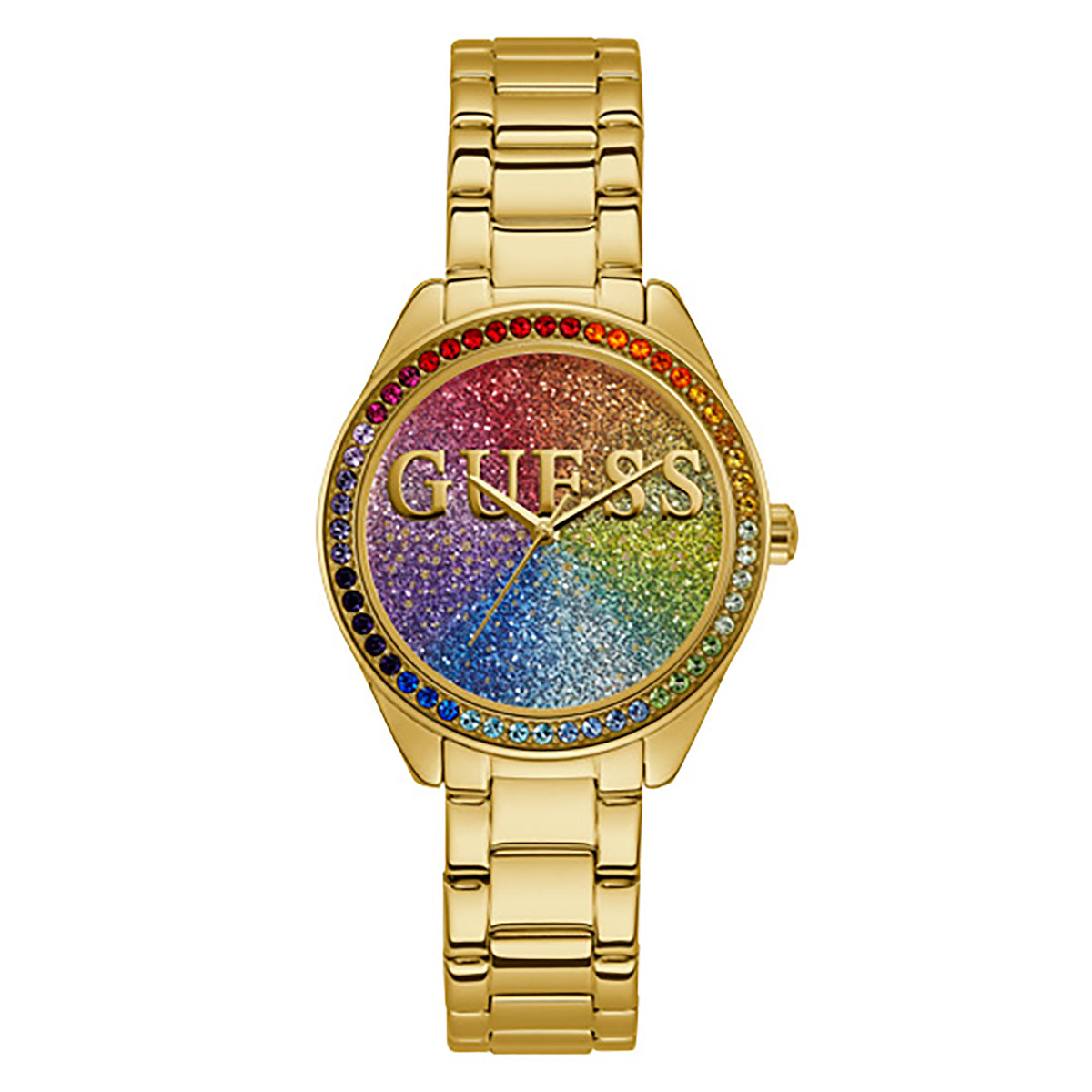 Guess Women's Watch Gold Tone Case Quartz
