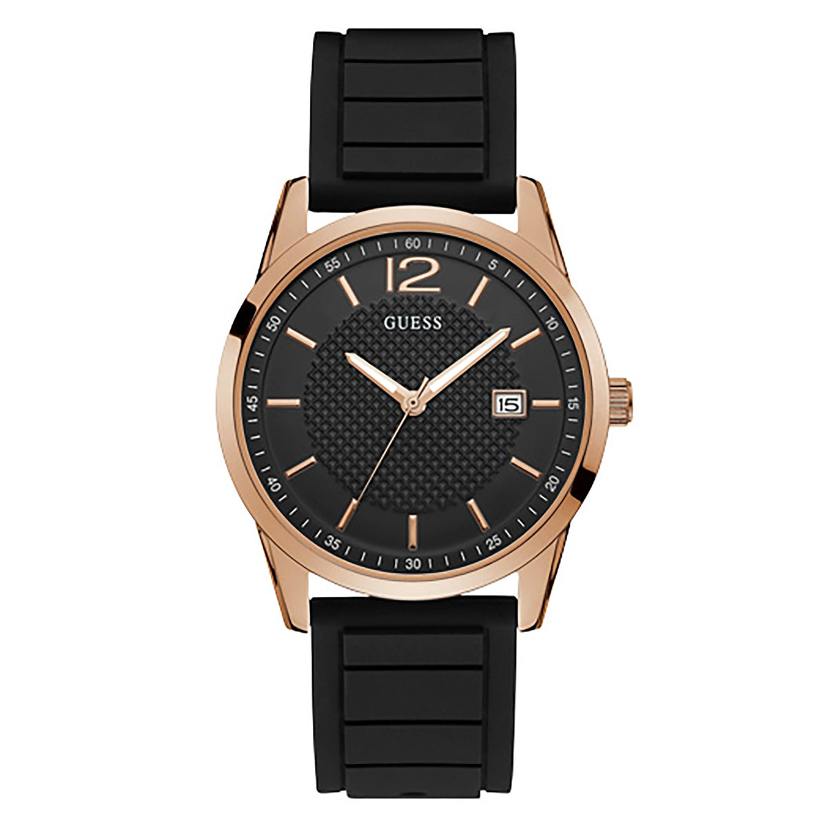 Guess Men's Watch Rose Gold Tone Case Quartz